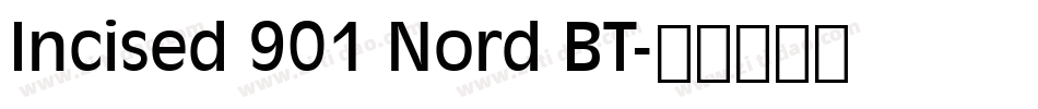 Incised 901 Nord BT字体转换